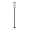 Z-Lite Leland Outdoor Post Mounted Fixture, 1-Light, 9 In.W x 97.25 In.H, Sand Black/Sand Blast 5005PHB-567P-BK-LED - alternate 2